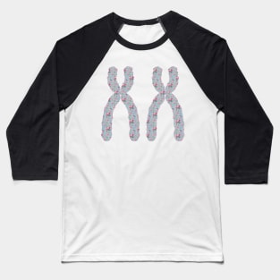 Two X Chromosomes Baseball T-Shirt